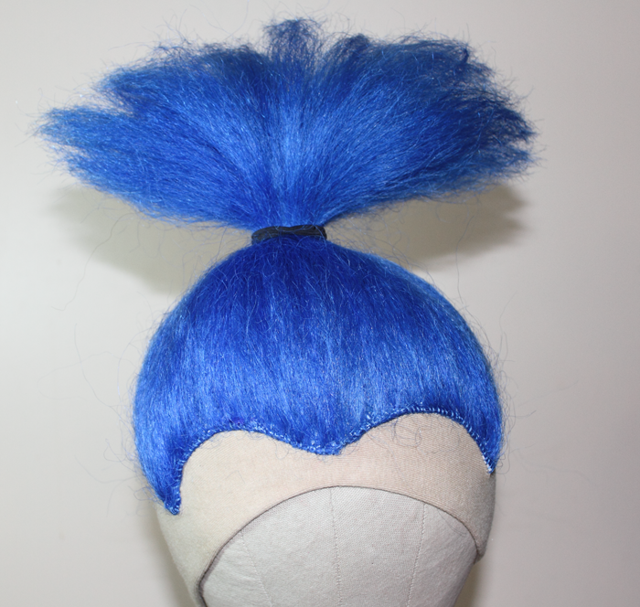 Blue Yak clown wig